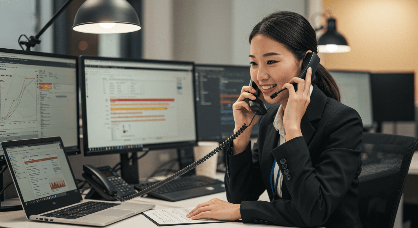 A support agent handling complaints 2